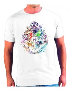 Camiseta Harry Potter Hogwarts Watercolor