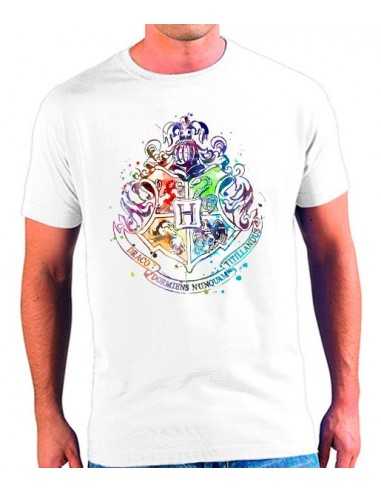Camiseta Harry Potter Hogwarts Watercolor Camiseta Harry Potter Hogwarts Watercolor