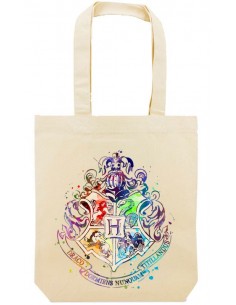 Tote Bag Hogwarts Watercolor Harry Potter
