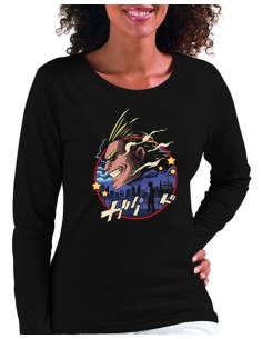 Camiseta My Hero Academia de Mujer All Might emblema 2