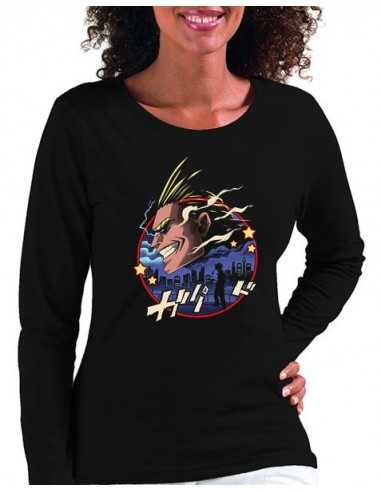Camiseta My Hero Academia de Mujer All Might emblema