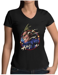 Camiseta My Hero Academia de Mujer All Might emblema
