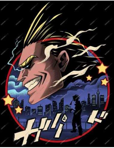 Camiseta My Hero Academia de Mujer All Might emblema