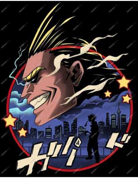 Camiseta My Hero Academia de Mujer All Might emblema