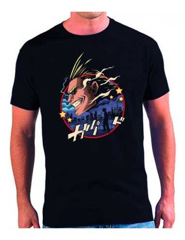 Camiseta Boku No Hero All Migh emblema Camiseta Boku No Hero All Migh emblema