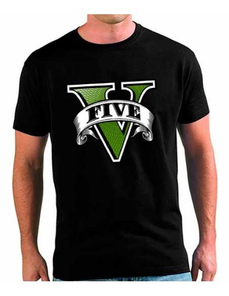 Camiseta Grand Theft Auto V - Five - manga corta