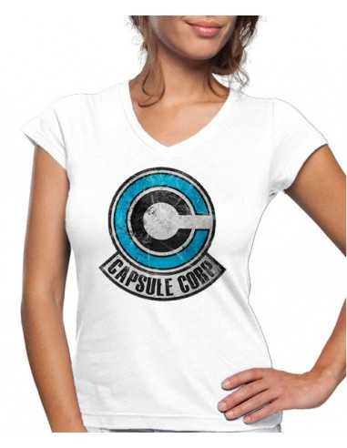 Camiseta capsule corporation classic Dragonball manga corta Camiseta capsule corporation classic Dragonball manga corta
