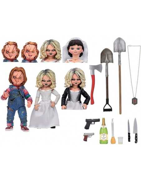 Pack de 2 figuras de Chucky y Tyfanny Pack de 2 figuras de Chucky y Tyfanny