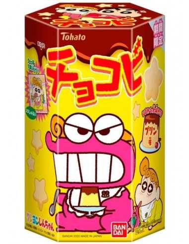Galletas Shin Chan Sabor puding de Chocolate