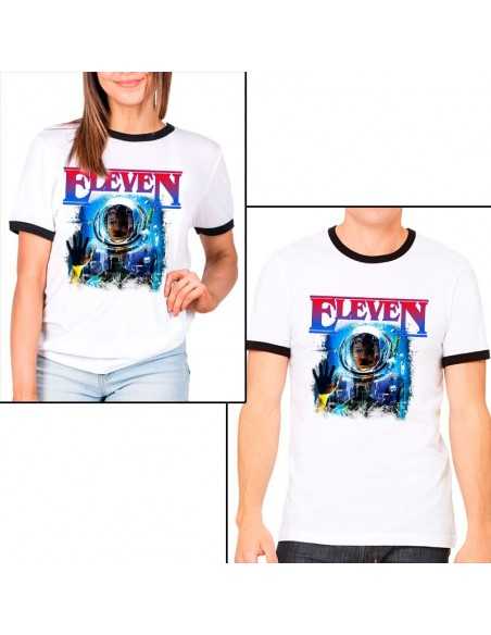 Camiseta Stranger Things Eleven ringer Camiseta Stranger Things Eleven ringer