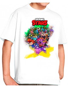 Camiseta Brawl Stars Brawlers colors