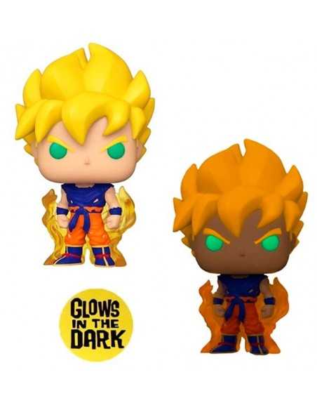 Funko Pop Son Goku Súper Saiyan Glows in The Dark