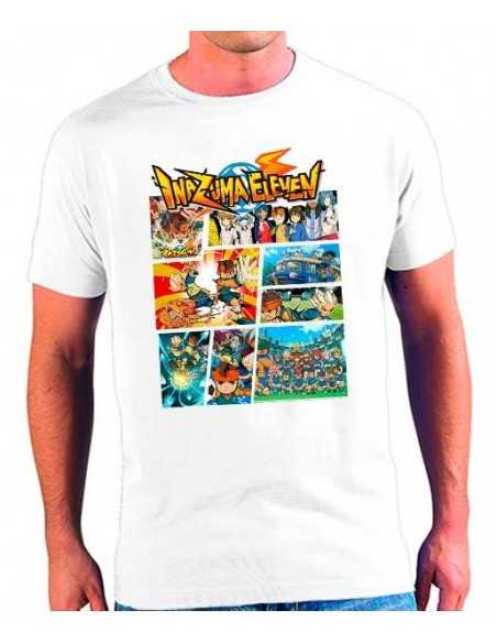 Camiseta Inazuma eleven (Tipo GTA) Blanca