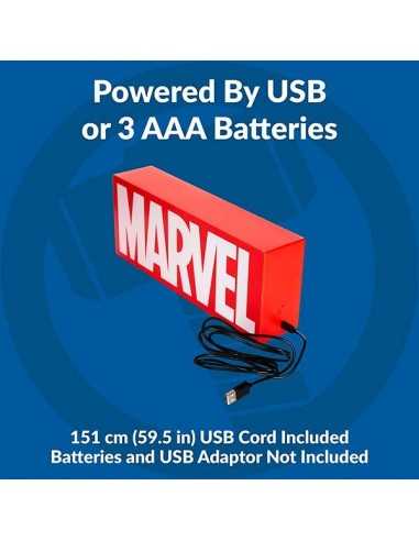 Lámpara logo MARVEL
