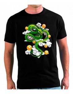 Camiseta Dragon Ball Z dragon shenronz manga larga negra