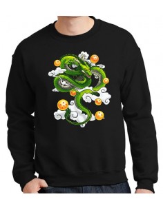 Camisetas "bolas" Dragon Ball manga larga negra