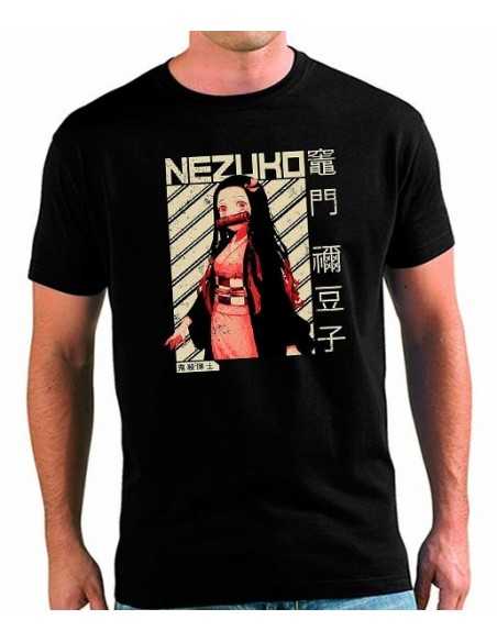 Camiseta Kimetsu no Yaiba Nezuko Vintage
