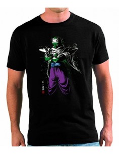 Camiseta Dagon Ball Piccolo manga corta verde