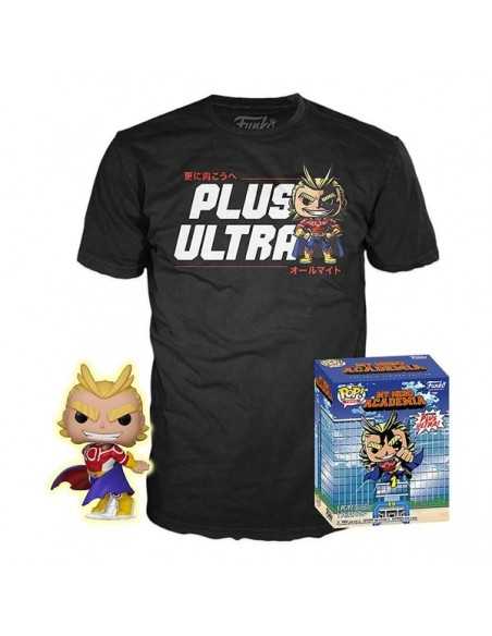 Funko Pop Silver Age All Might con camiseta Funko