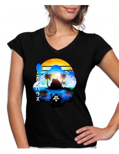 Camiseta Super Dragon Ball Z de chica manga larga 2