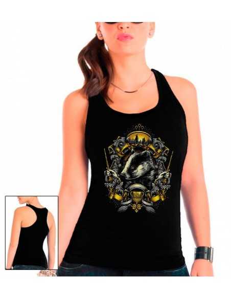 Camiseta Harry Potter mujer Hufflepuff Wizad