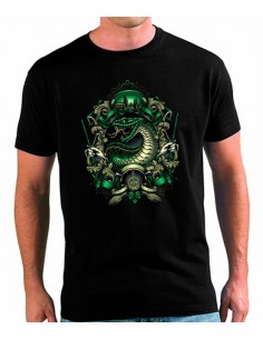 Camiseta Slytherin Art unisex