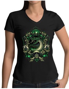 Camiseta Harry Potter mujer Slytherin Wizad