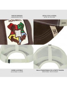 Gorra Harry Potter Hogwarts color marrón 2