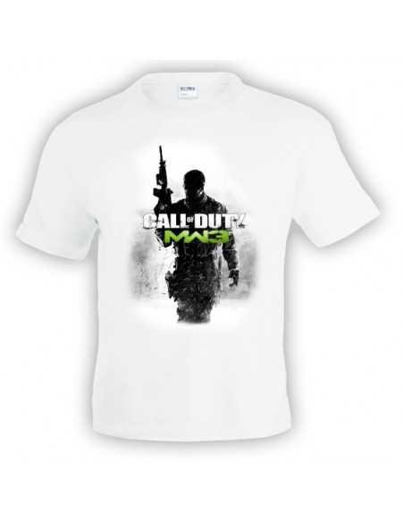 Camiseta Modern Warfare 3 (Front) Blanca Manga corta Camiseta Modern Warfare 3 (Front) Blanca Manga corta