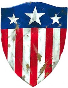 camiseta Capitan America (escudo 1) azul royal manga corta 2