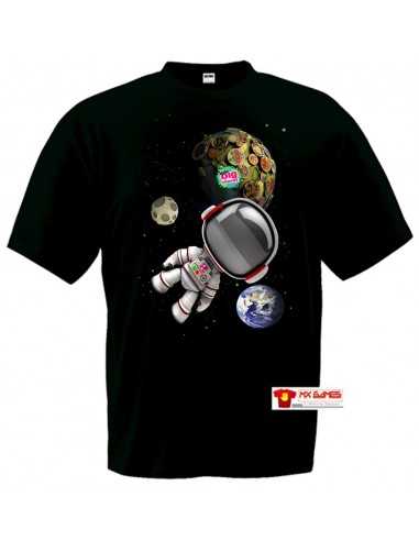 Camiseta Little Big Planet Astronauta negra Camiseta Little Big Planet Astronauta negra