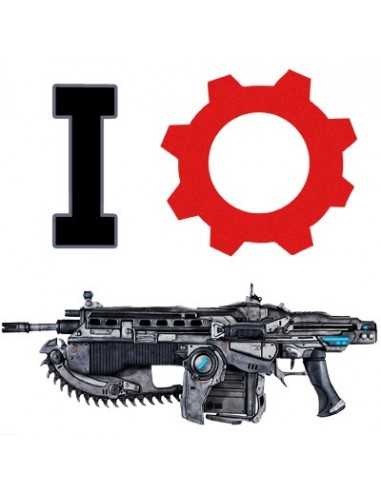 Camiseta Gears of war (I-Lancer) manga larga negra
