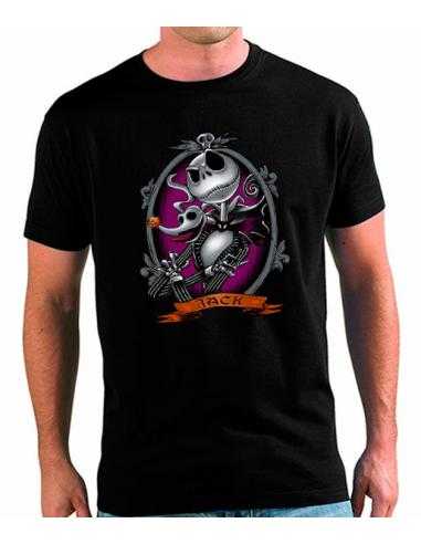 Camiseta Jack Skellington con Zero