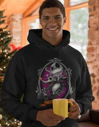 Sudadera Jack Skellington con Zero