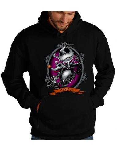 Sudadera Jack Skellington con Zero