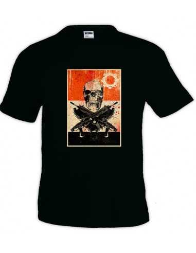 Camiseta de Gears of War 3 cartel Locust manga corta negra