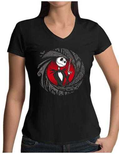 Camiseta de mujer Jack Skellington...