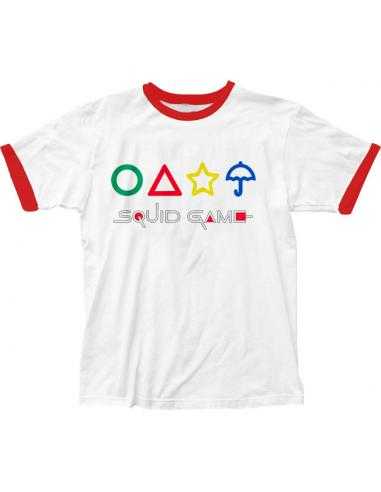 Camiseta Ringer El Juego del Calamar...
