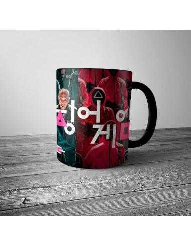 Taza El Juego del Calamar Personajes