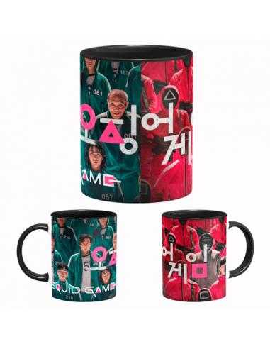 Taza El Juego del Calamar Personajes