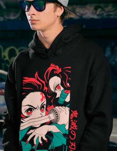 Sudadera Kimetsu no Yaiba Tanjiro con...