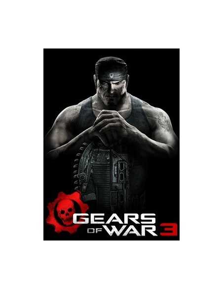 Camiseta Gears of War 3 Markus negra manga larga Camiseta Gears of War 3 Markus negra manga larga