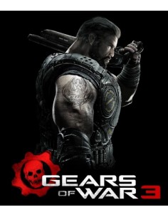 Camiseta Gears of War 3 Dom negra manga larga 2