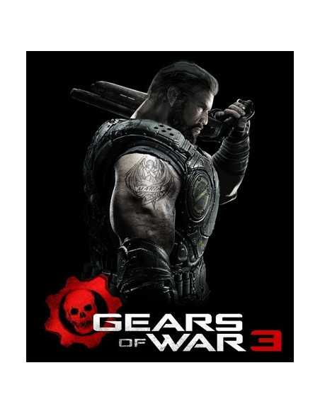 Camiseta Gears of War 3 Dom negra manga corta