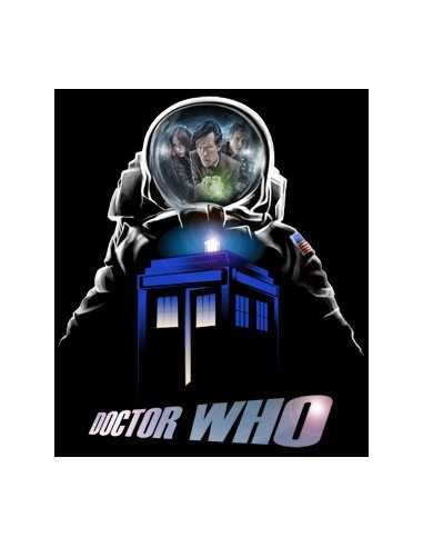 Camiseta Doctor Who astronauta manga larga