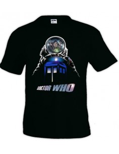 Camiseta Doctor Who astronauta manga corta