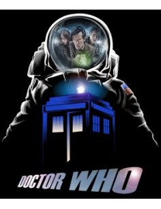 Camiseta Doctor Who astronauta manga corta 2