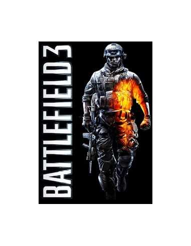 Camiseta Battlefield 3 negra manga corta