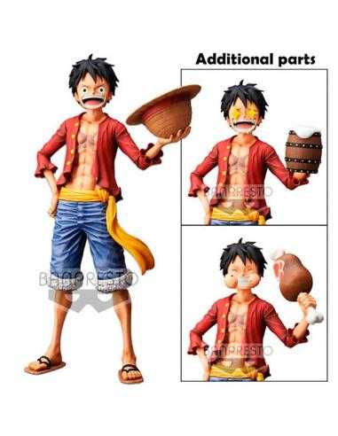 Figura Monkey D Luffy Grandista Nero...