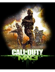 Camiseta modern Warfare 3 Soldiers negra manga corta 2